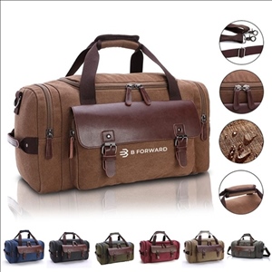 Canvas Duffel Bag with Shoulder Strap